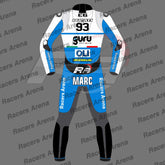 Marc Marquez Ducati British GP 2024 Motorcycle Race Leather Suit Back